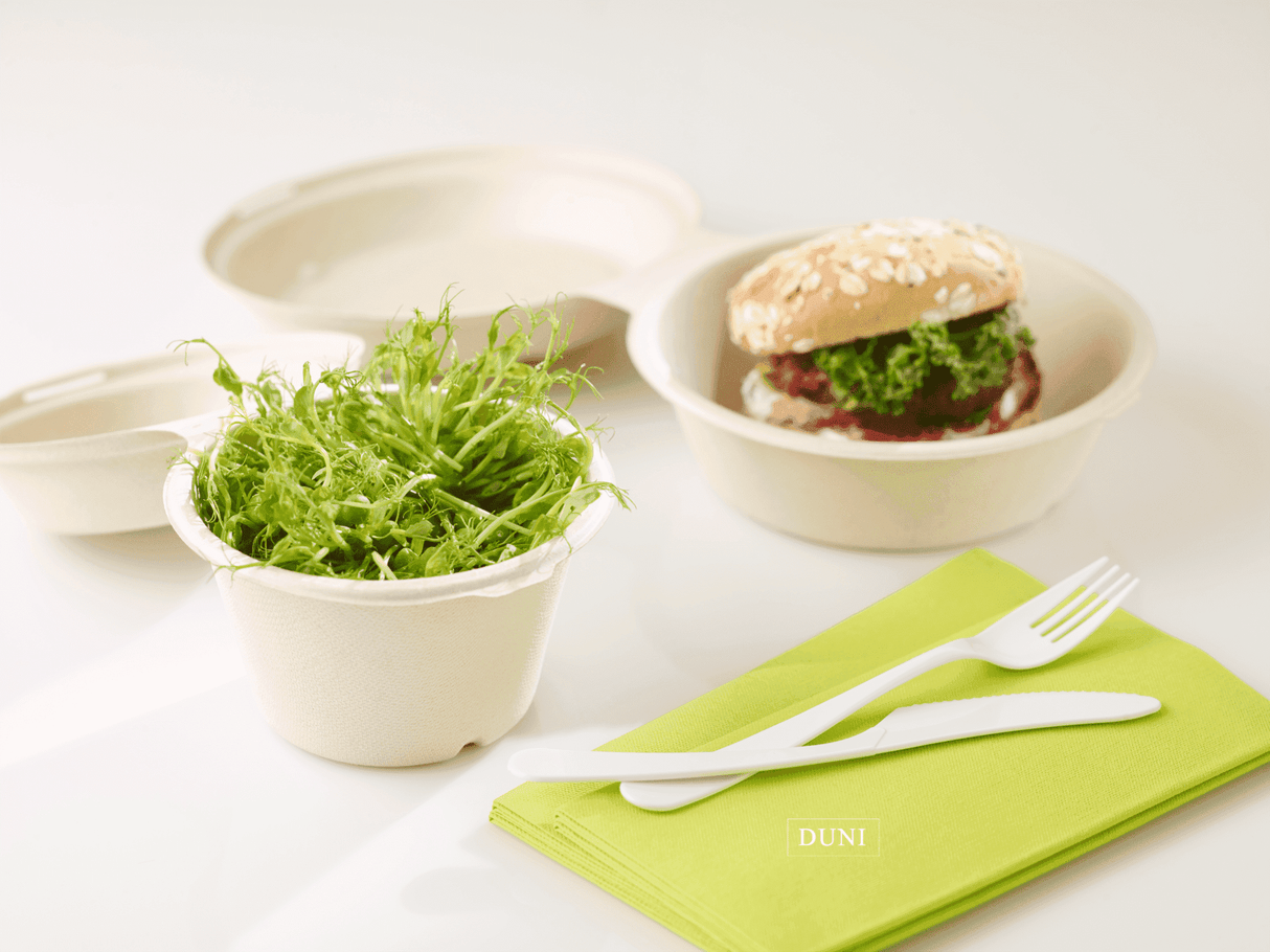 Bagasse Snackbox 750ml von Duni Verpackung2Go