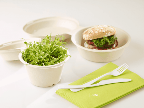 Bagasse Snackbox 750ml von Duni Verpackung2Go