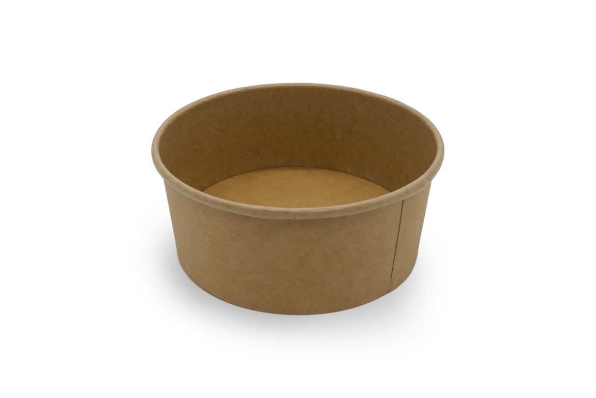 Salatbowl aus Kraftpapier 500ml Verpackung2Go