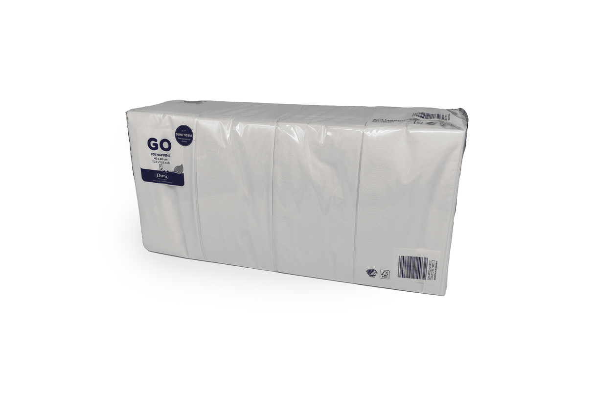 Tissue Serviette 40x40cm weiß Verpackung2Go
