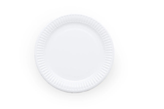 Pappteller 20cm rund weiß - Verpackung2Go