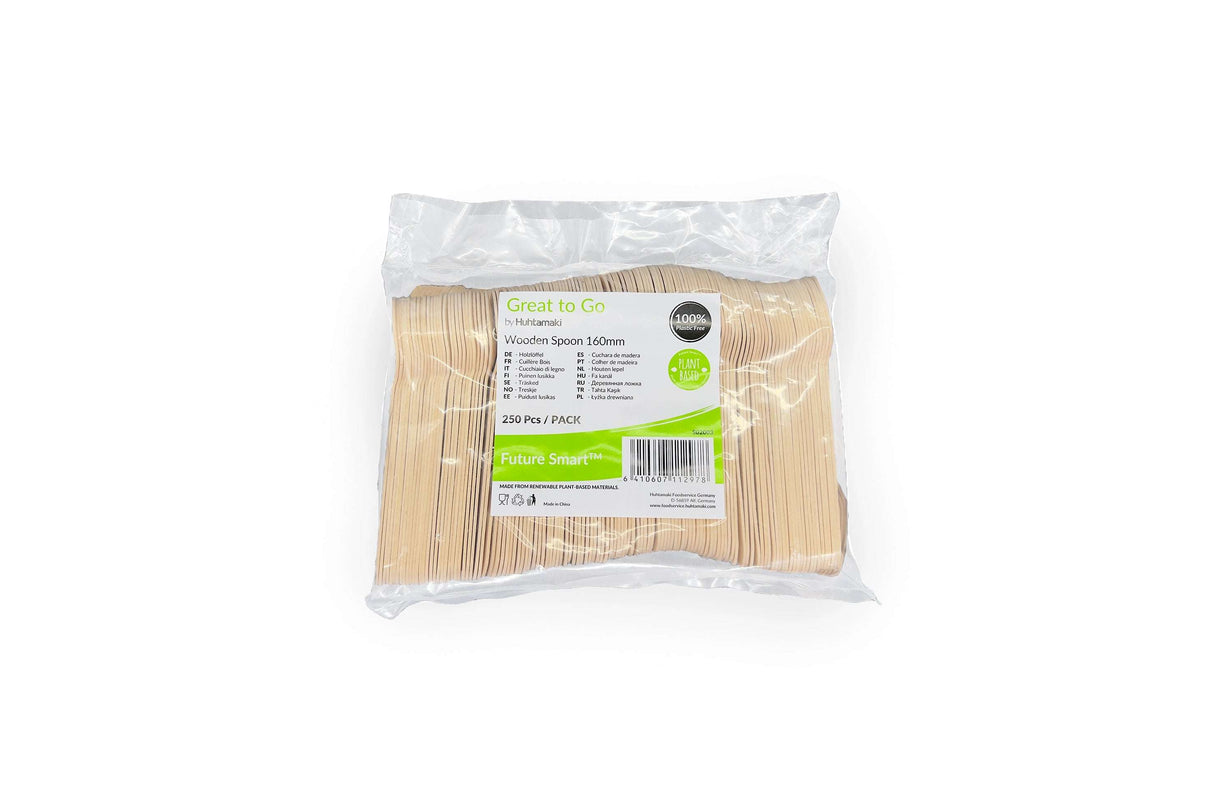 Holz Löffel 16cm - Future Smart Verpackung2Go