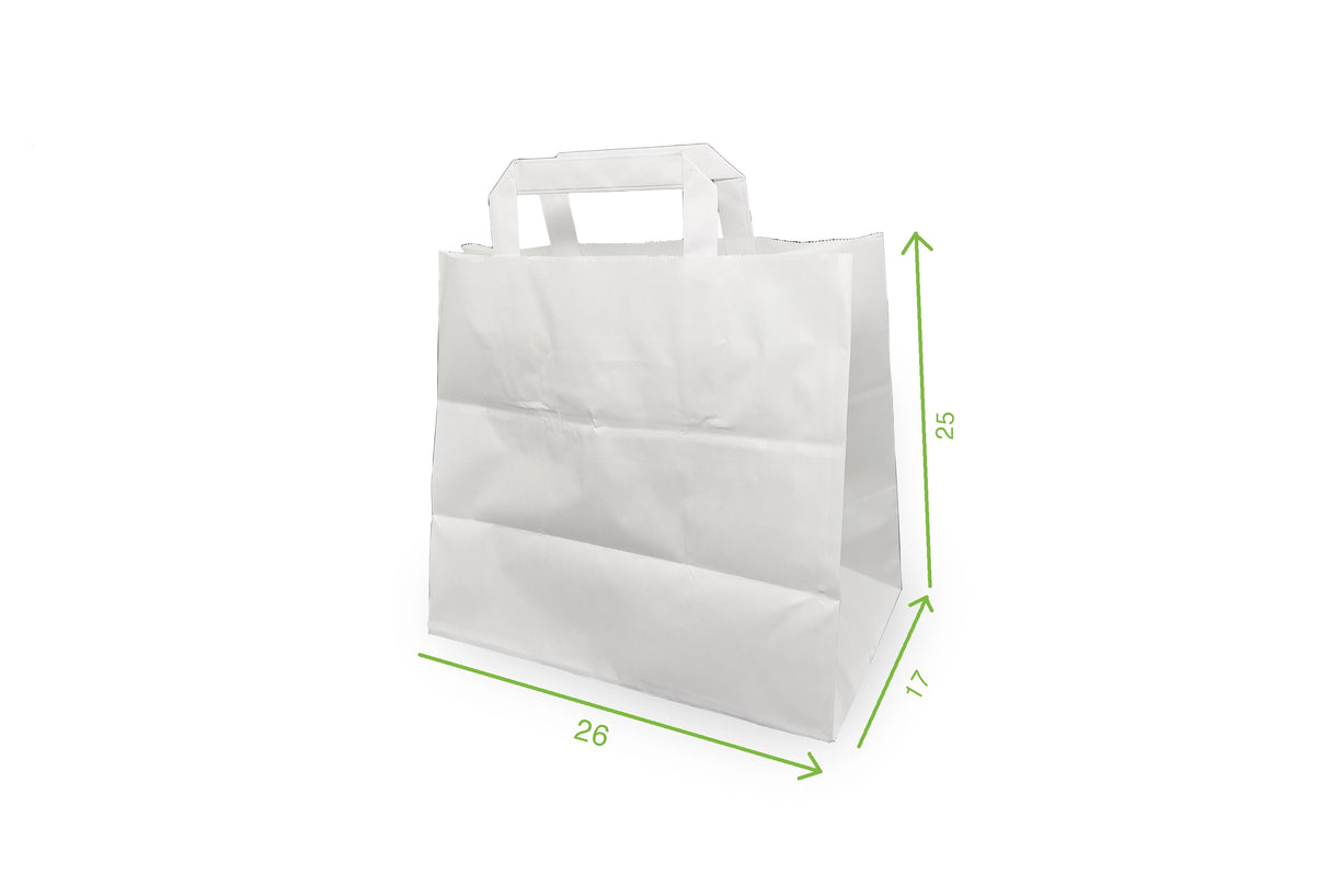 Papiertragetasche 26 + 17 x 25cm Verpackung2Go
