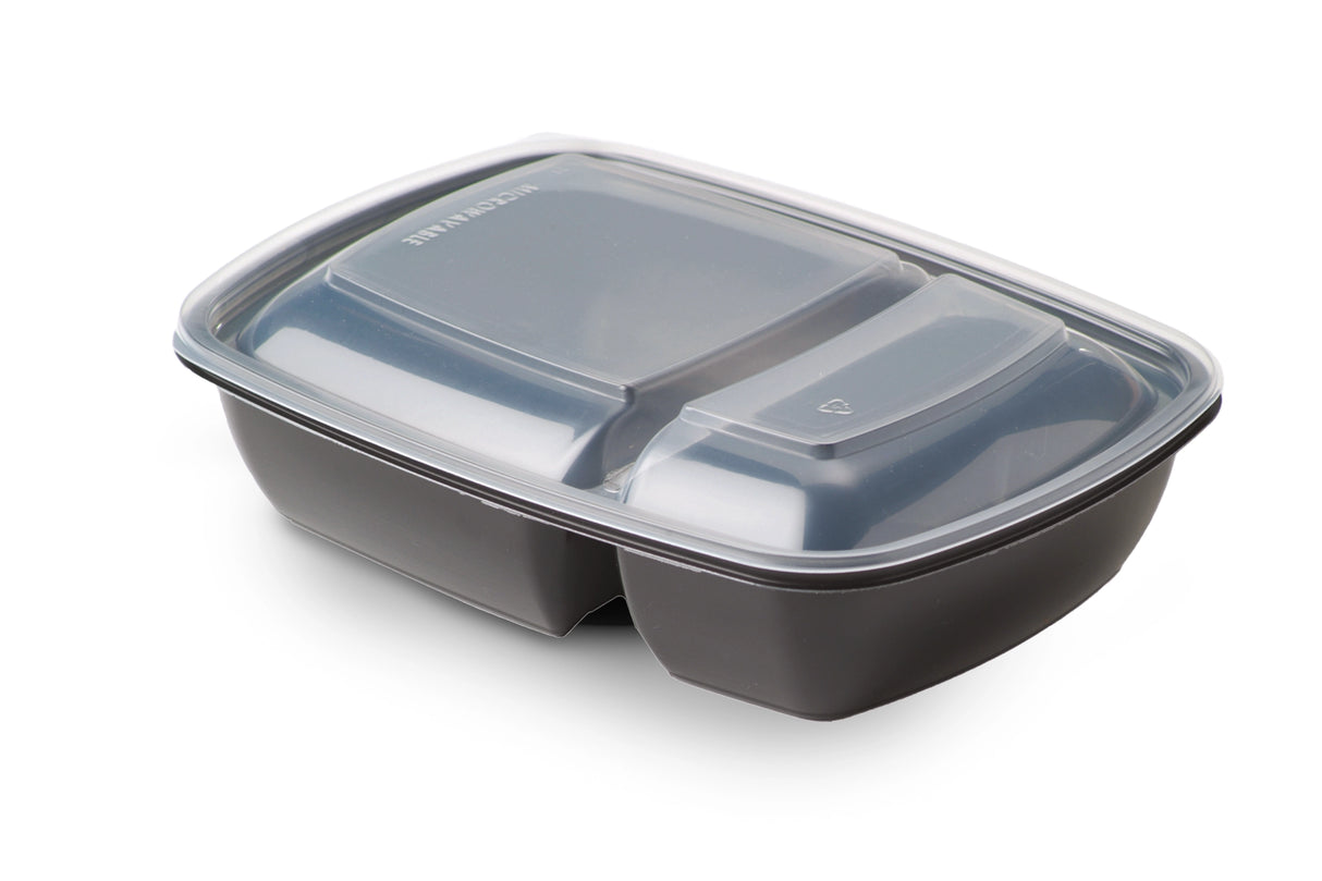 Verpackung2Go Deckel für FASTPACK Menüschale mit Fächer