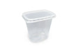 Feinkostbecher mit Deckel 500ml eckig Verpackugn2Go