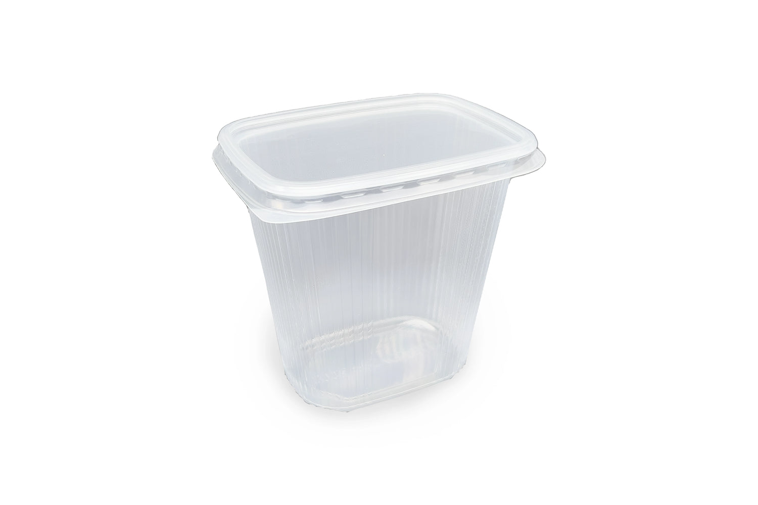 Feinkostbecher mit Deckel 500ml eckig Verpackugn2Go