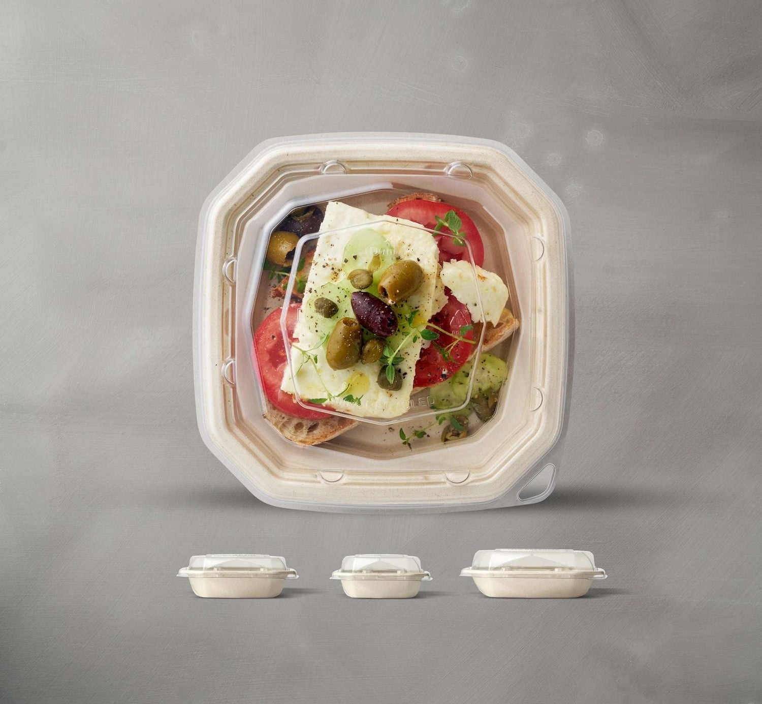 Deckel für Octabagasse 650ml Verpackung2Go