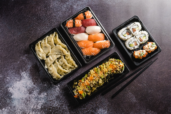 Sushi Schalen mit Deckel für Sushi To Go | Verpackung2Go