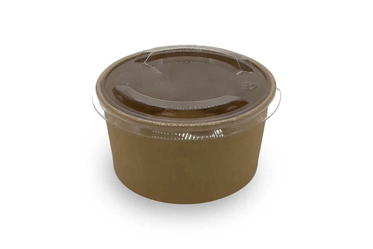 Salatbowl aus Kraftpapier 7500ml Verpackung2Go