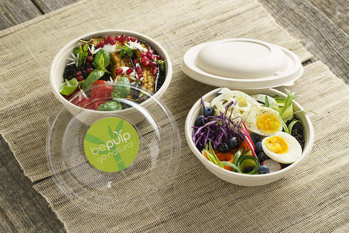 Verpackung2GoBuddha Bowl 750 ml aus Zellstoff