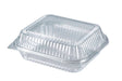Transparente Plastikverpackung für Sushi Box V00502, rechteckig, ideal zur Präsentation und Aufbewahrung von frischem Sushi.