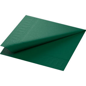 Serviette 33 x 33cm jägergrün Verpackung2Go