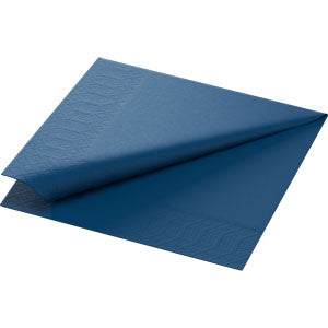 Tissue Serviette 33 x 33cm dunkelblau Verpackung2Go