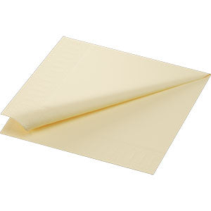 Tissue Serviette 40x40cm 3 lagig champagner Verpackung2Go