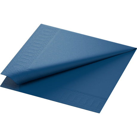 Tissue Serviette 40x40cm 3 lagig dunkelblau Verpackung2Go