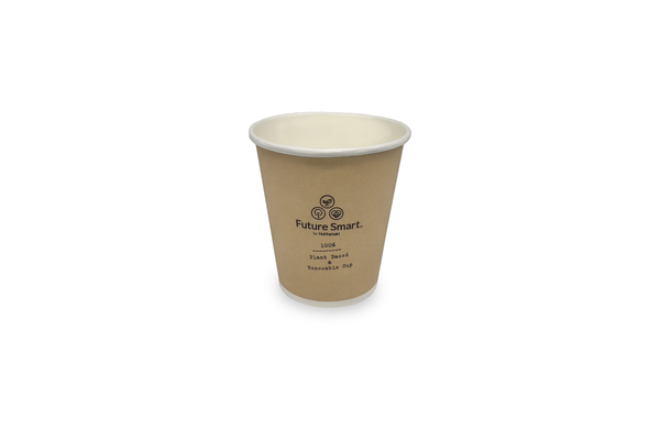 Kaffeebecher, Coffee to Go - 200ml braun - FUTURE SMART Verpackung2GO