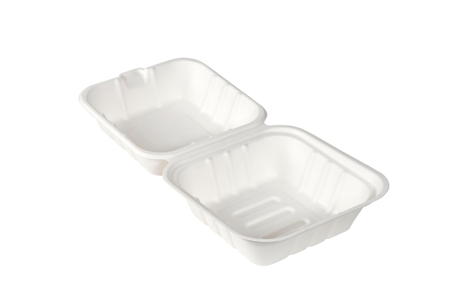 Verpackung2GoBio Burger Box Bagasse 16,2 x 15,2 x 8cm