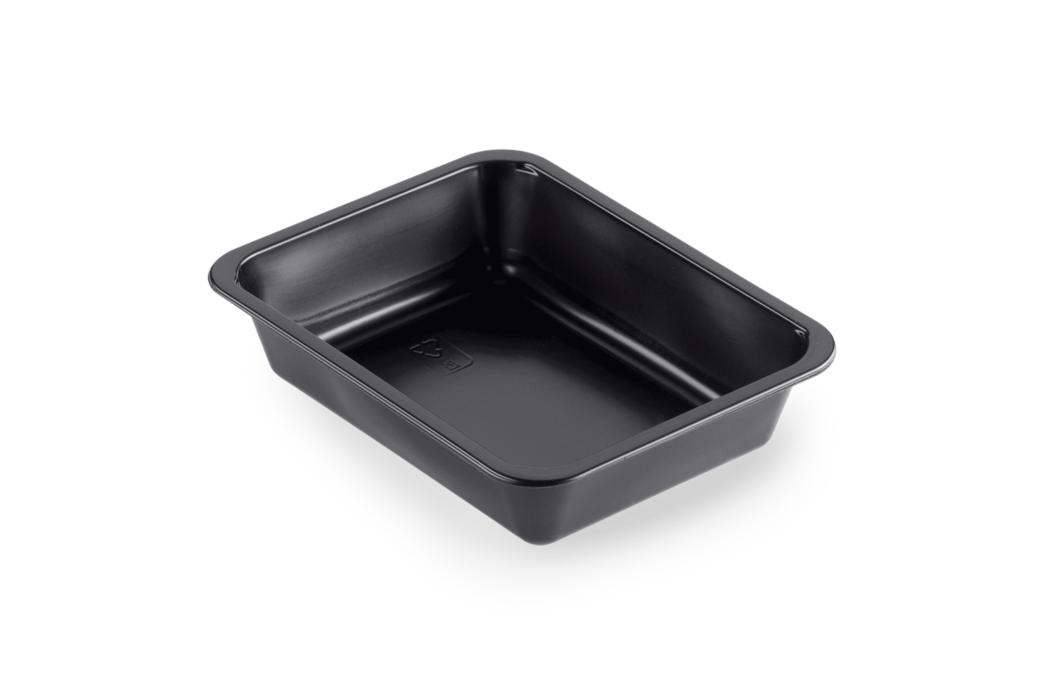 PP-Schale Caterline 227 x 178 x 50mm ungeteilt | schwarz Verpackung2Go