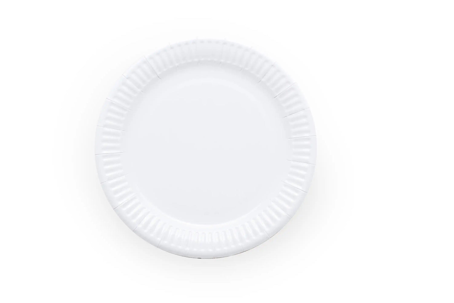 Pappteller 18cm rund weiß - Verpackung2Go
