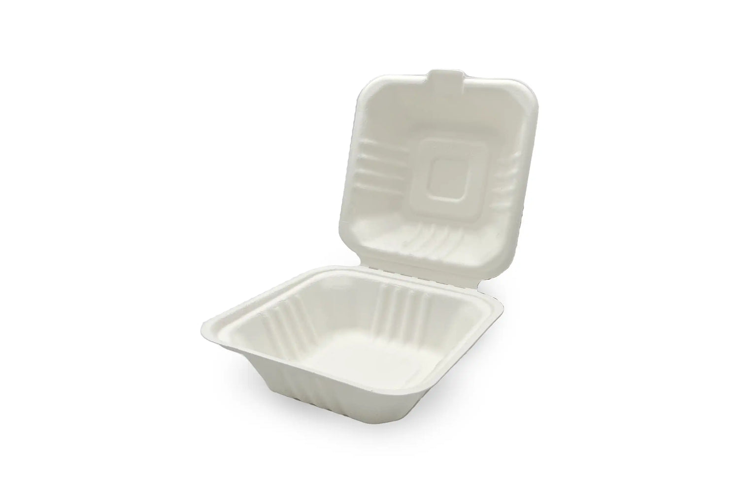 Burger Box aus Bagasse perfekt für deine Burger Lieferung