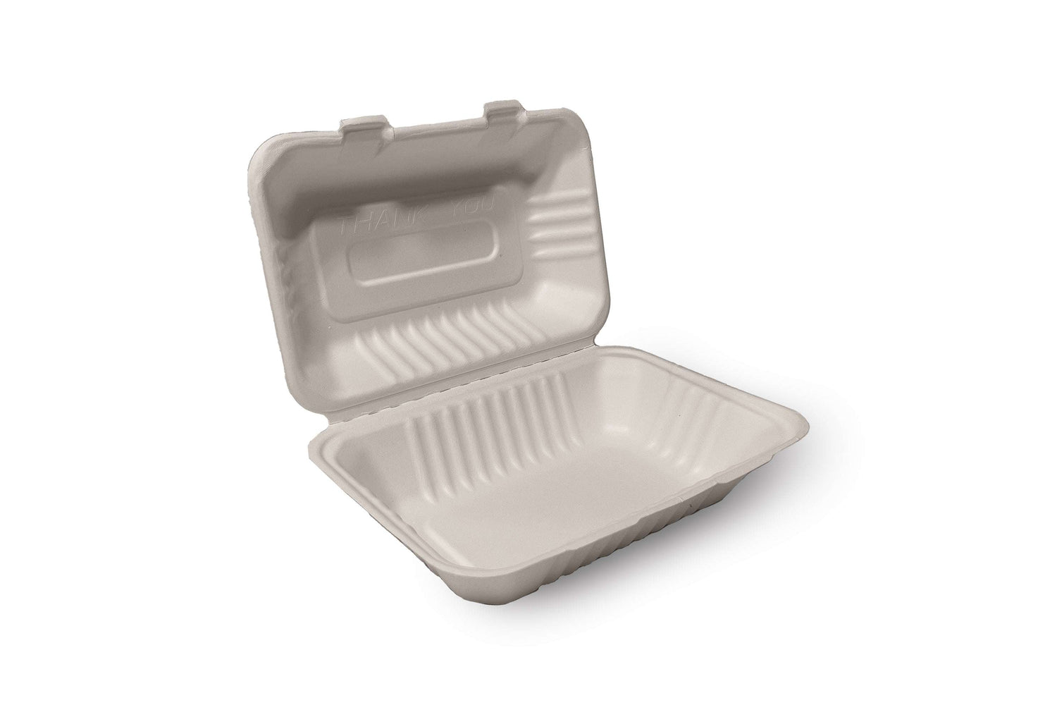 Menübox Future Smart aus Bagasse weiß Verpackung2Go
