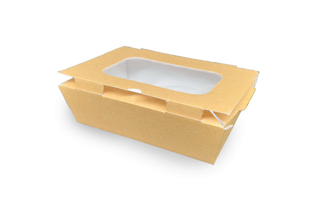 Food to go Box Large mit Fenster Verpackung2Go