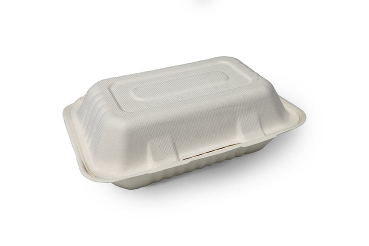Menübox Future Smart aus Bagasse weiß für deine Menüs to Go Verpackung2Go