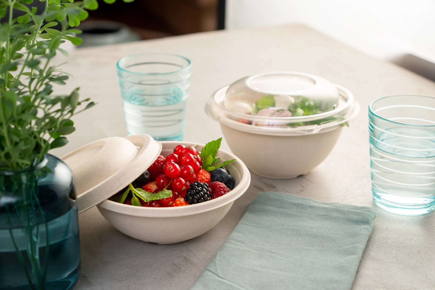 R-Pet - Deckel für Buddhabowl Ø 17cm Verpackung2Go