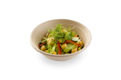 Salatschale Pulp 1000ml mit PLA Beschichtung Verpackung2Go