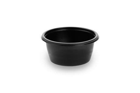 Schwarze Suppenschale 500ml mit schlichtem Design, ideal für Suppen; glatte, elegante Oberfläche für zeitlosen Stil.