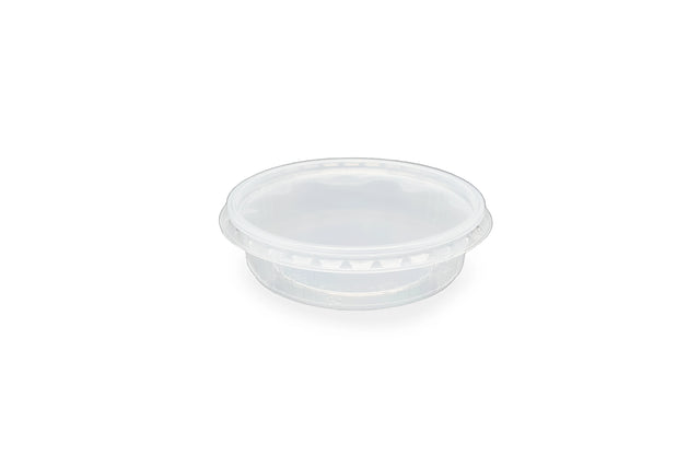 Feinkostbecher mit Deckel 125ml Rund Verpackung2Go