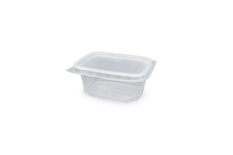 Feinkostbecher mit Deckel 250ml eckig Verpackung2Go