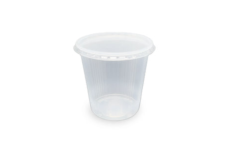 Feinkostbecher mit Deckel 500ml Rund Verpackung2Go